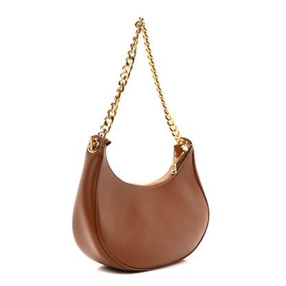 Celine Smooth Calfskin Medium Chain Strap Ava Shoulder Bag Tan 3 of 9