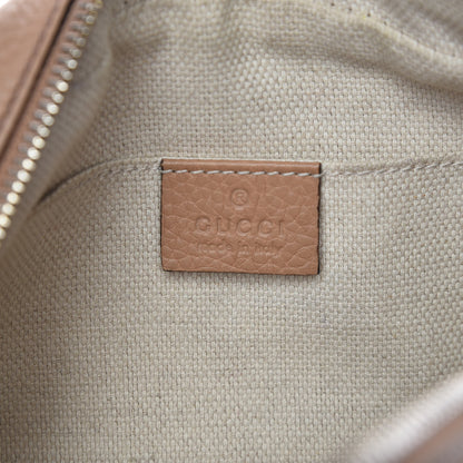 Gucci Pebbled Calfskin Small Soho Disco Bag Camelia 6 of 17