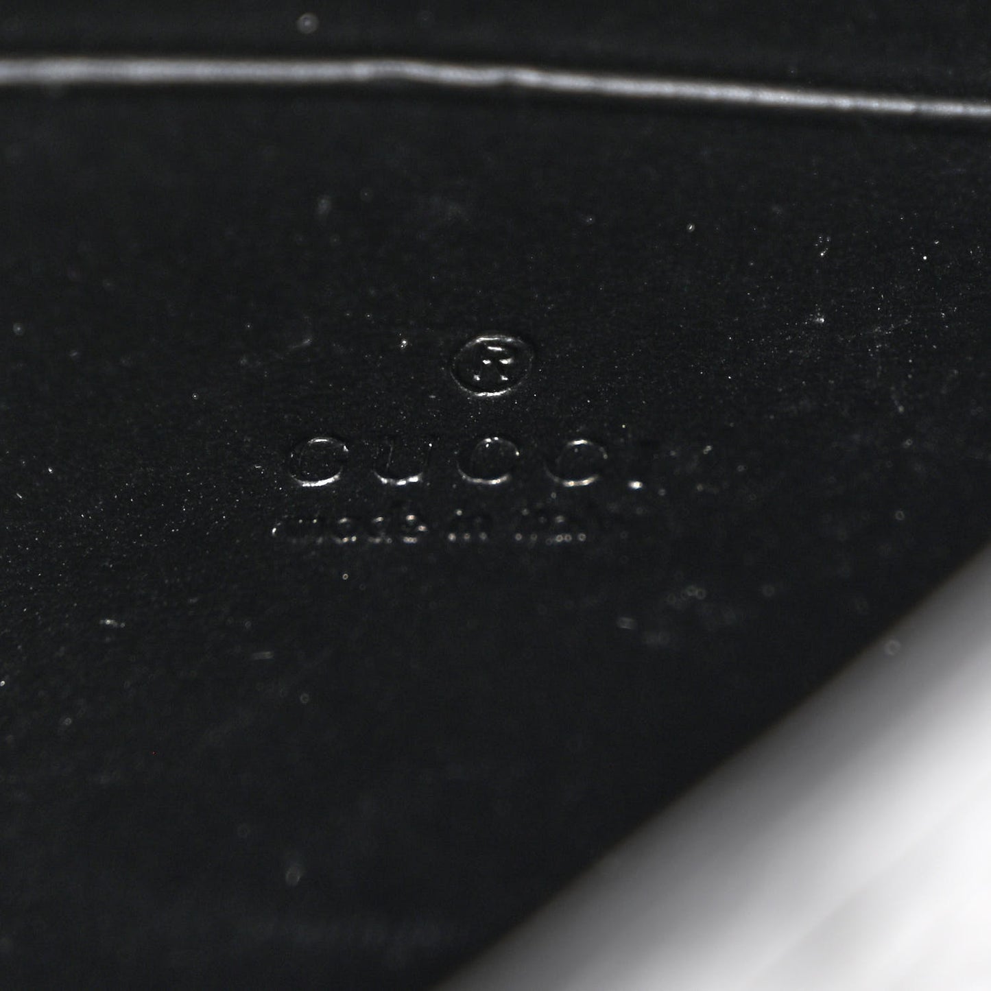 Guccissima Icon Chain Wallet Black