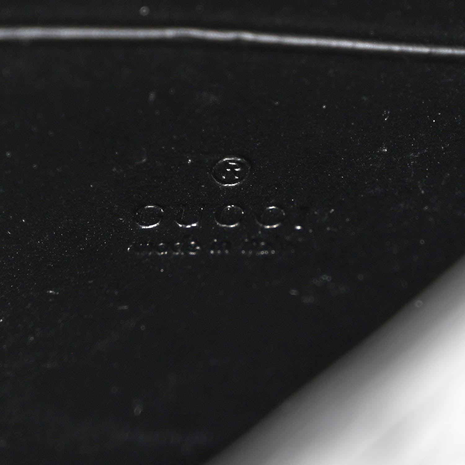 Gucci Guccissima Icon Chain Wallet Black 6 of 10