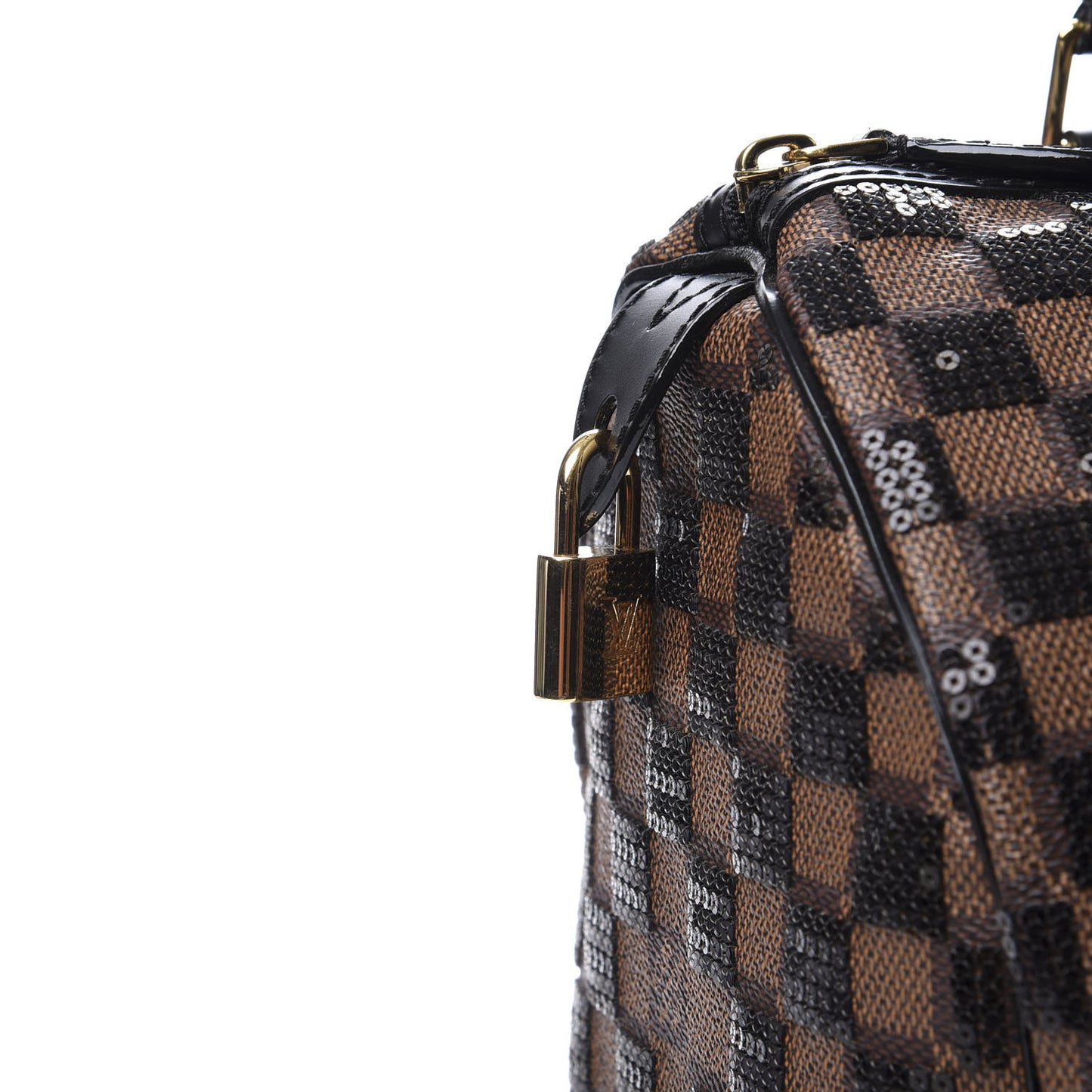 Damier Paillettes Speedy 30 Black