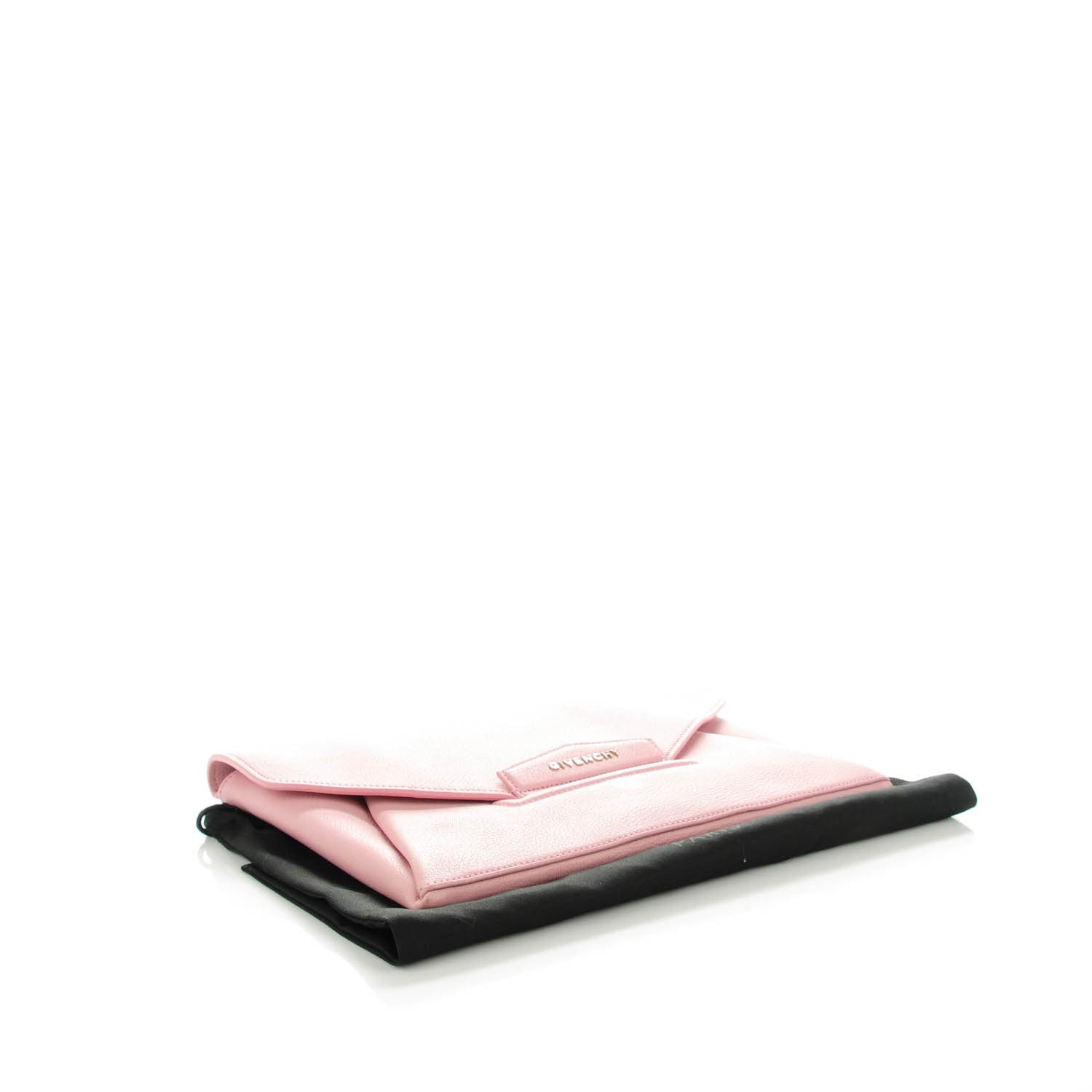 Givenchy Sugar Goatskin Medium Antigona Envelope Clutch Light Pink 4 of 7