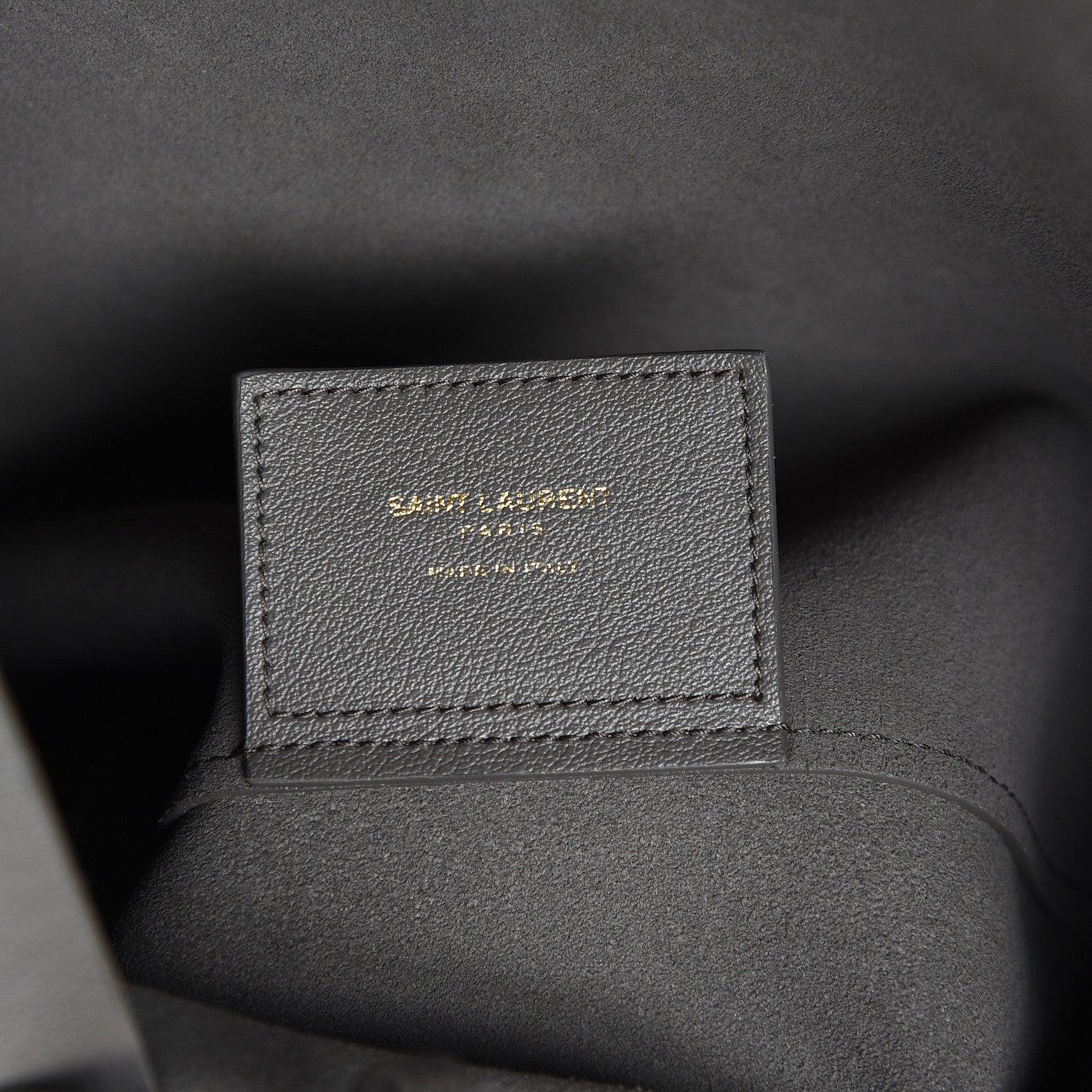 Saint Laurent Calfskin Large Shopping Tote Earth 8 of 12