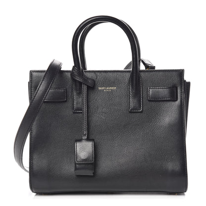Saint Laurent Calfskin Nano Sac de Jour Black 1 of 11