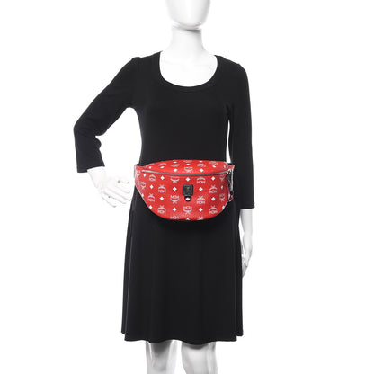 MCM Visetos Large Fursten Belt Bag Red 2 of 9