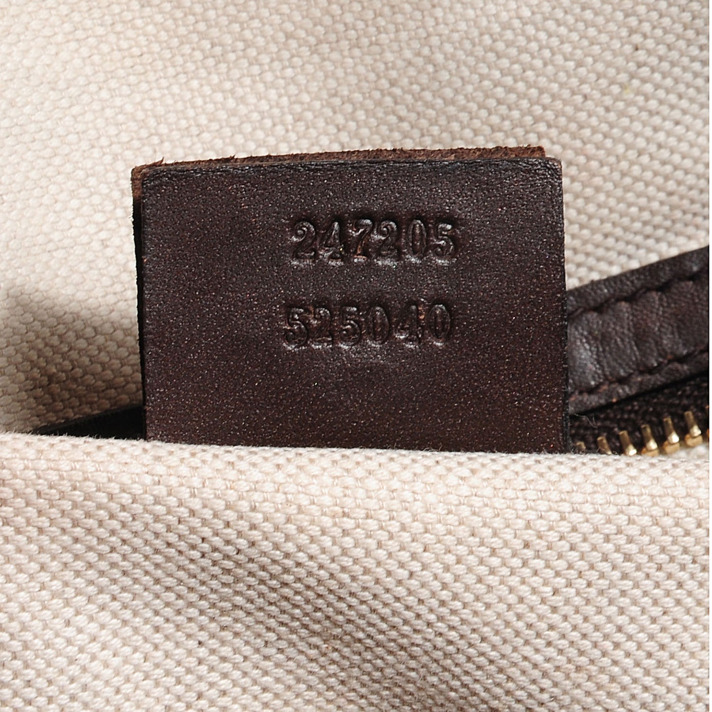 Monogram Selleria Calfskin Vintage Web Medium Boston Beige Ebony Cocoa