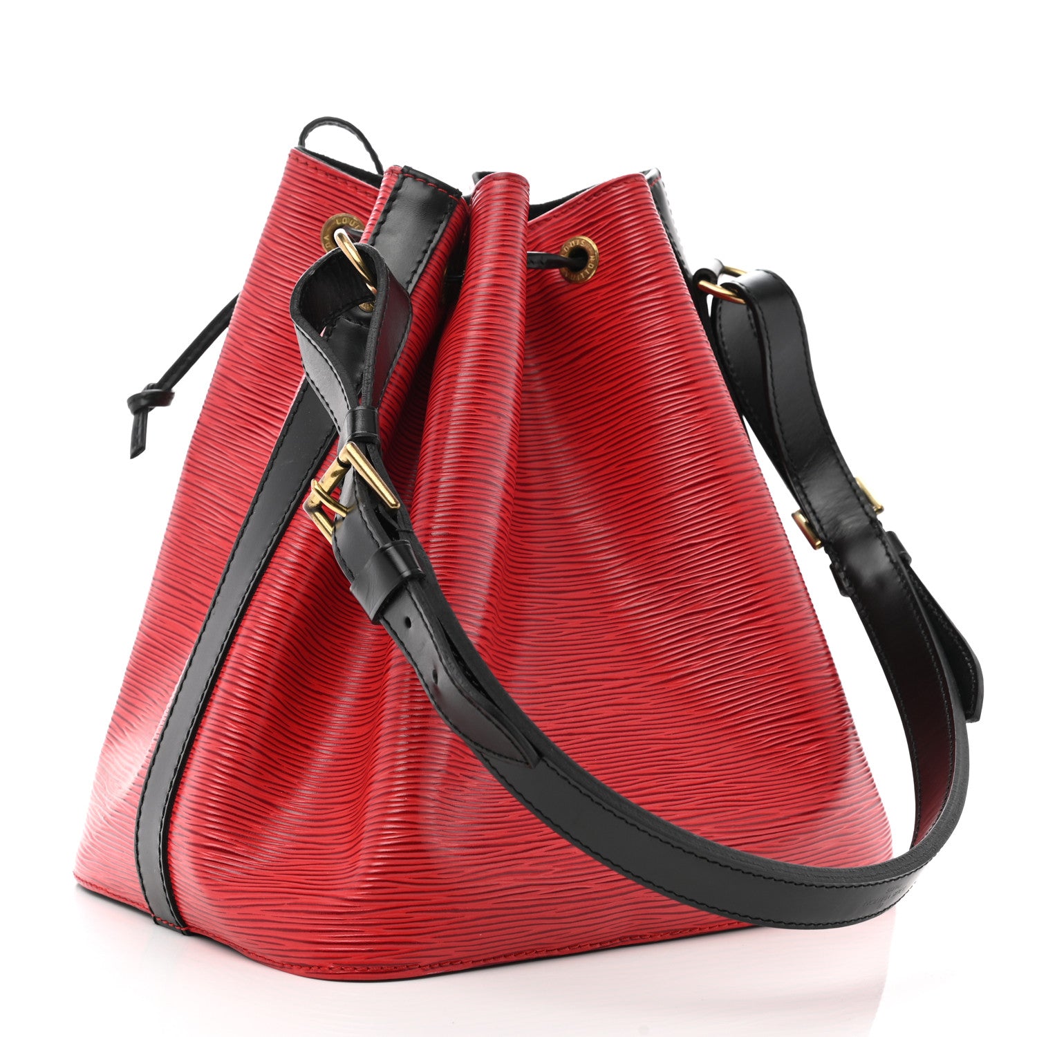 Louis Vuitton Epi Petit Noe Red Black 3 of 10