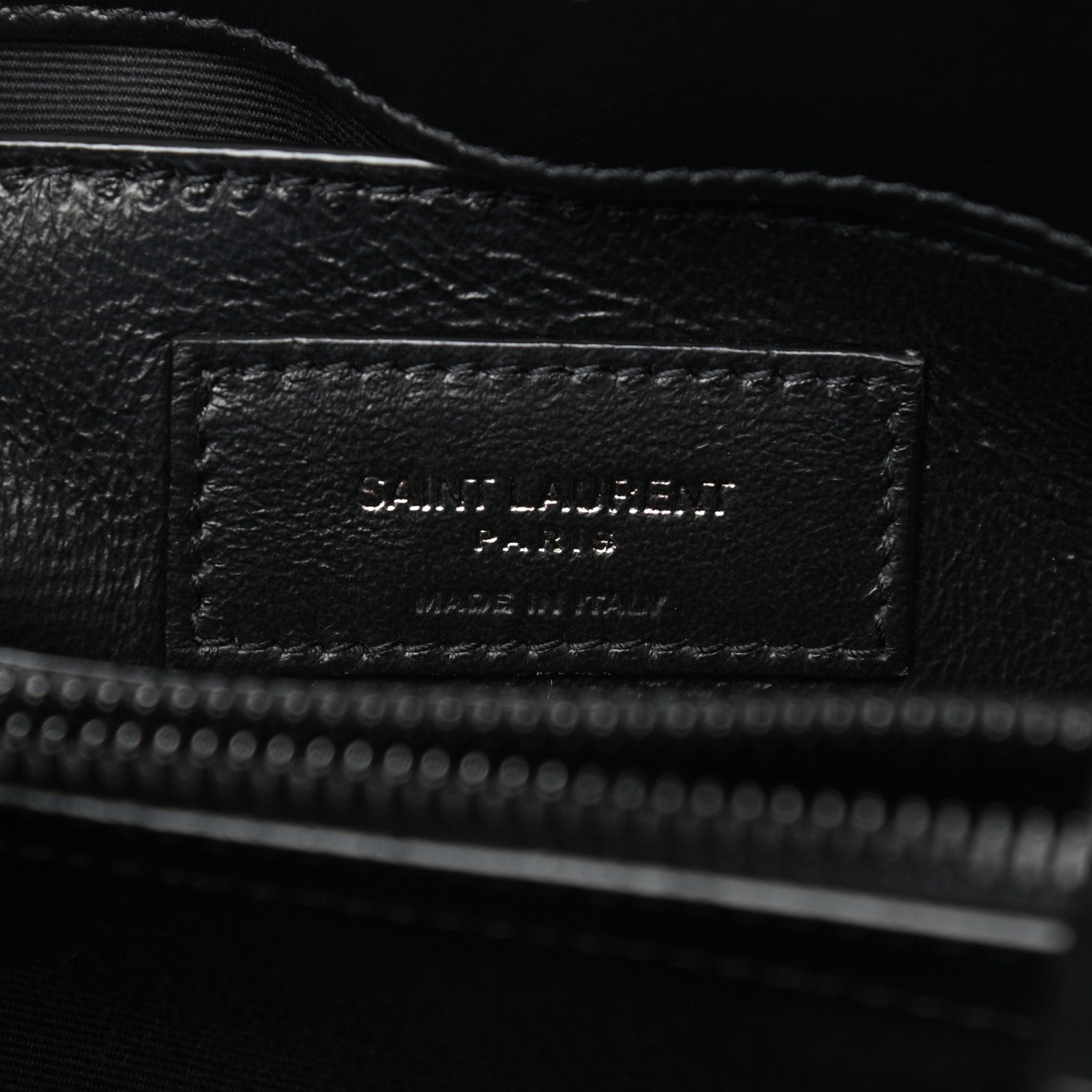 Saint Laurent Calfskin Y Quilted Monogram Small Loulou Chain Satchel Black 6 of 10
