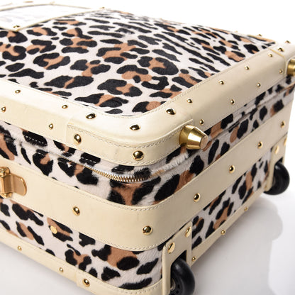 Valentino Garavani Calf Hair Leopard Print Rolling Luggage 26 of 34