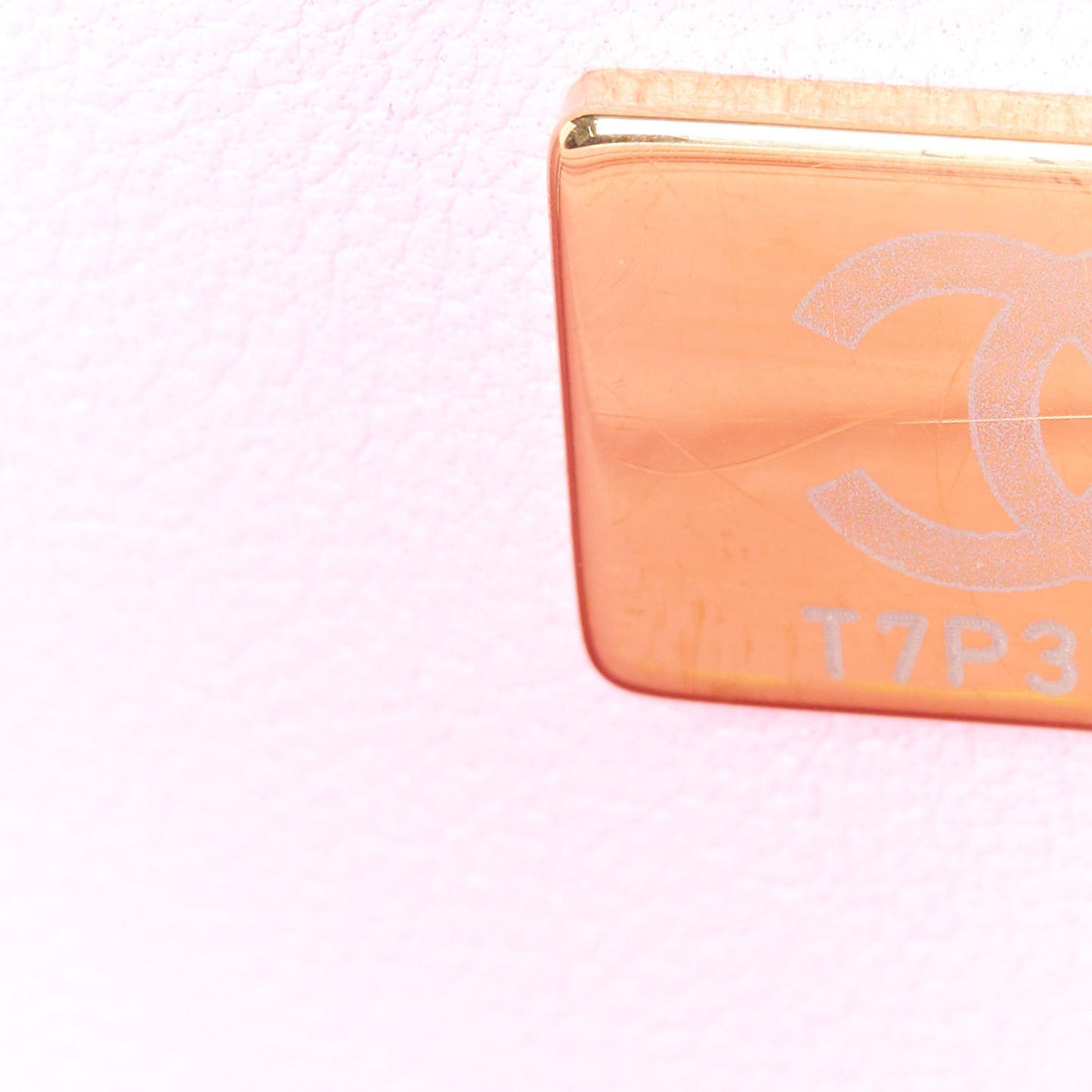 Lambskin Quilted Bi-Color Mini Top Handle Rectangular Flap Black Lilac