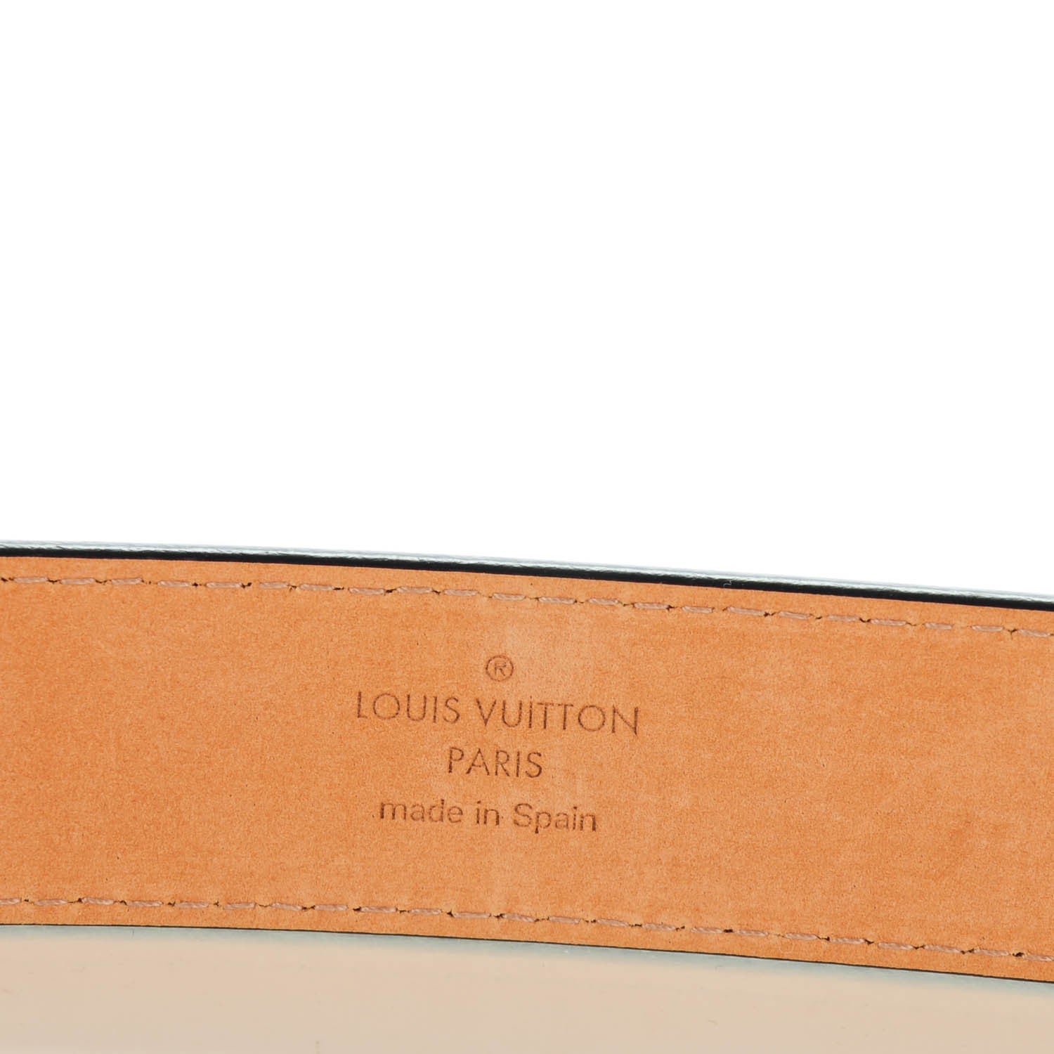 Louis Vuitton Epi LV Initiales Belt 85 34 Indigo 5 of 8