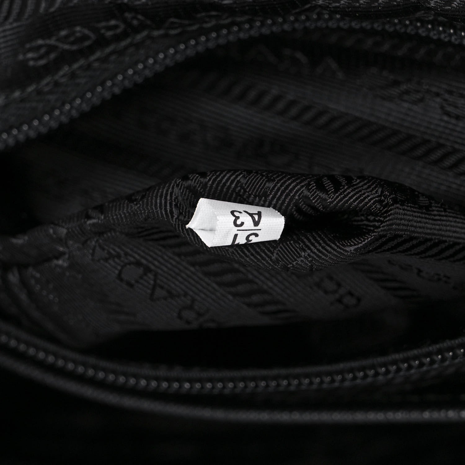 Prada Tessuto Nylon Saffiano Medium Backpack Black 8 of 16