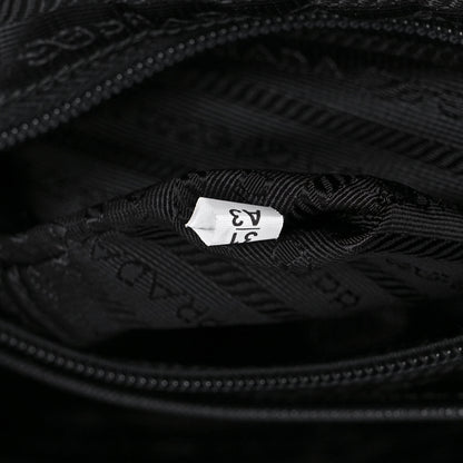 Prada Tessuto Nylon Saffiano Medium Backpack Black 8 of 16