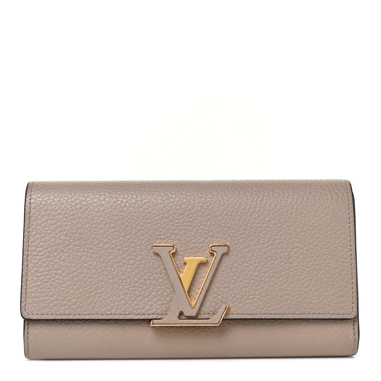 Louis Vuitton Taurillon Capucines Wallet Galet 1 of 9