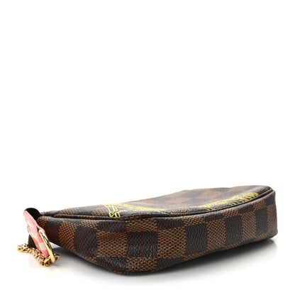 Louis Vuitton Damier Ebene 2014 Christmas Animation Mini Pochette Accessories 3 of 6