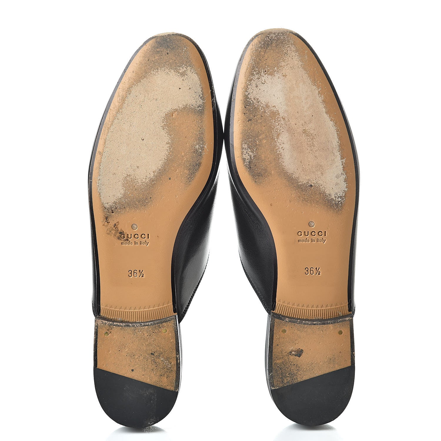 Gucci Calfskin Womens Princetown Slippers 36.5 Black 7 of 16