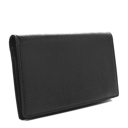 Chanel Caviar Timeless CC Yen Wallet Black 3 of 10