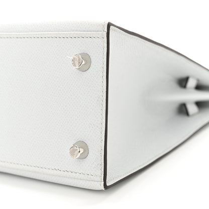 Hermes Epsom Kelly Sellier 25 Gris Platine 10 of 13
