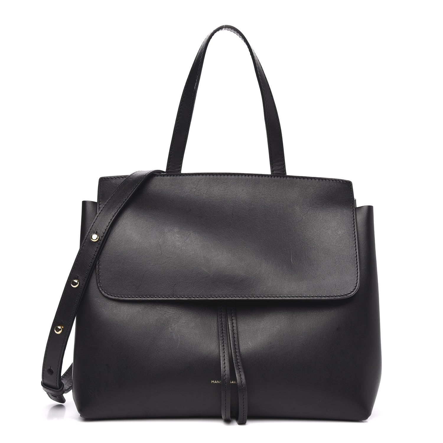 Mansur Gavriel Calfskin Mini Lady Bag Black Flamma 1 of 13