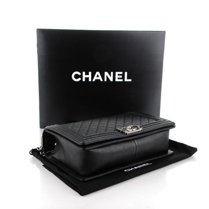 Chanel Caviar Quilted New Medium Boy Flap Black 4 of 7