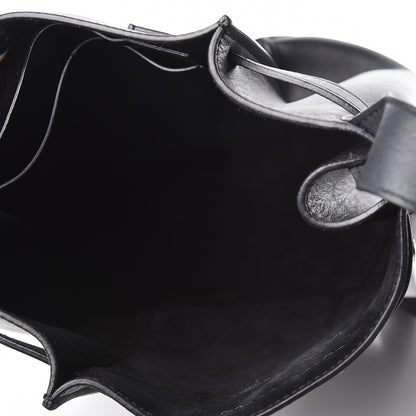 Celine Smooth Calfskin Long Strap Big Bucket Bag Black 5 of 11