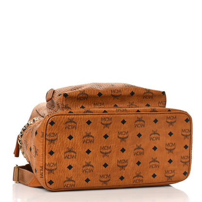 MCM Visetos Medium Side Studs Stark Backpack Cognac 3 of 7
