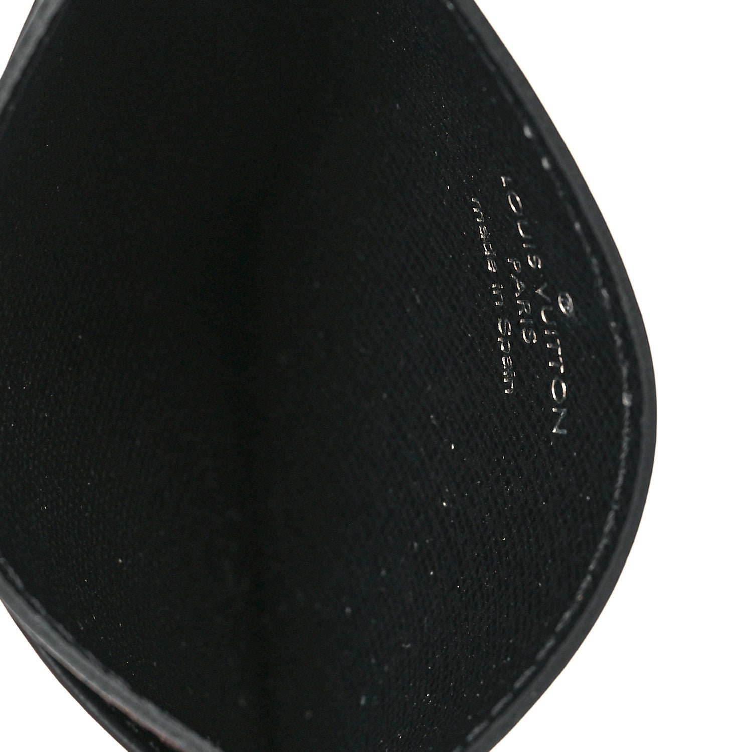 Louis Vuitton Epi Card Holder Black 5 of 9