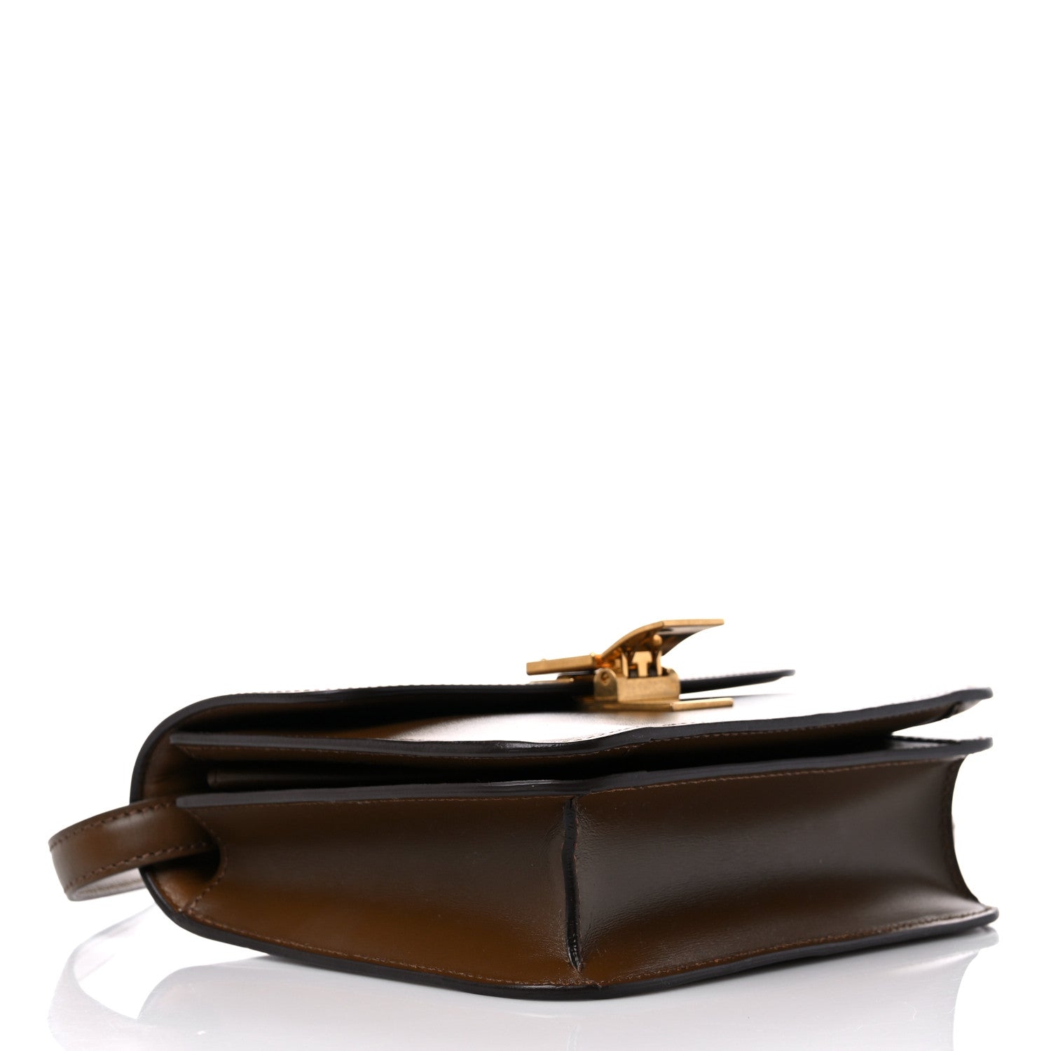 Celine Box Calfskin Teen Classic Box Flap Bag Camel 4 of 10