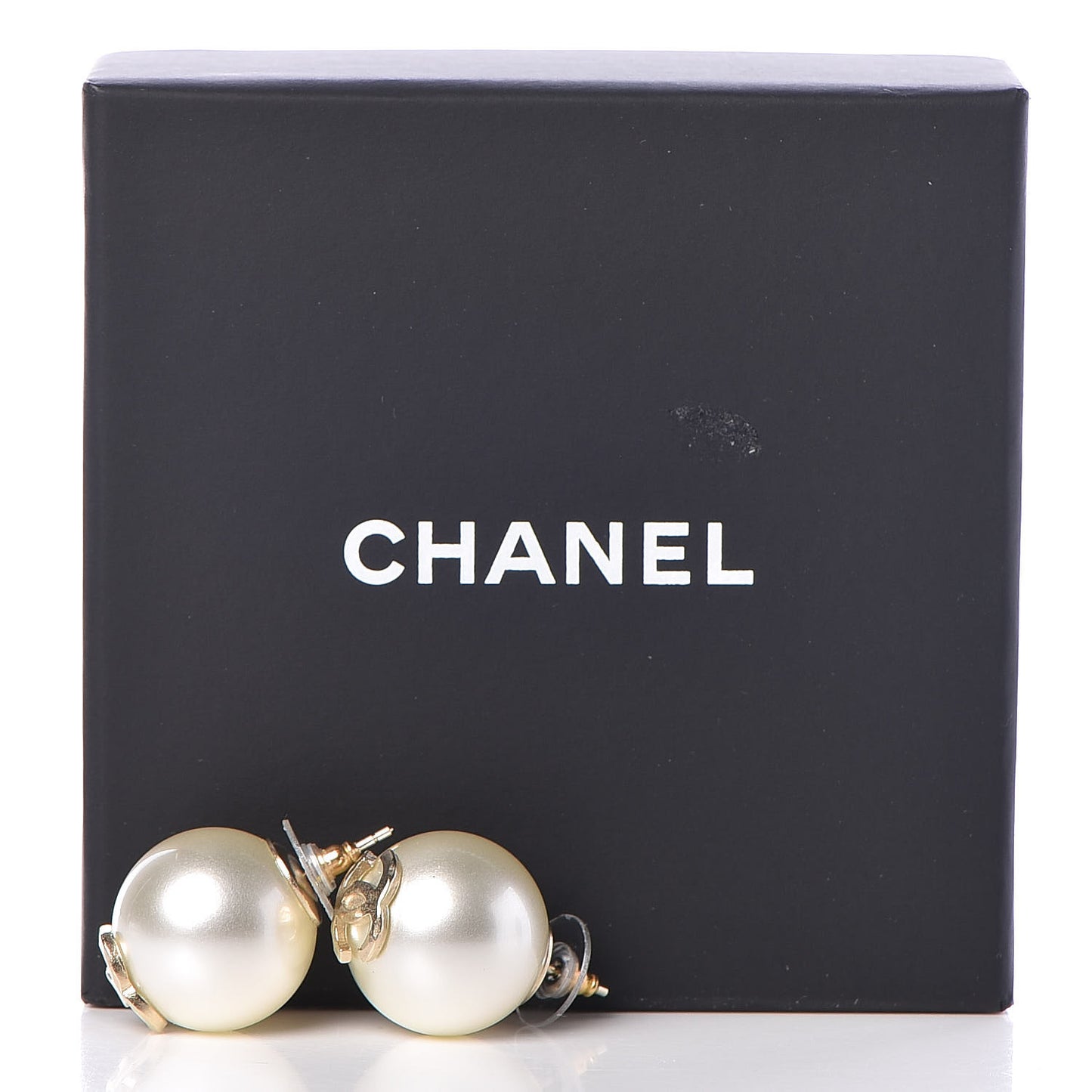 Pearl CC Large Earrings Gold
