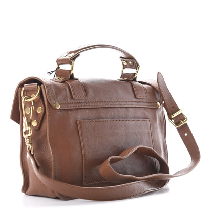 Proenza Schouler Lambskin Tiny PS1 Satchel Saddle 3 of 10