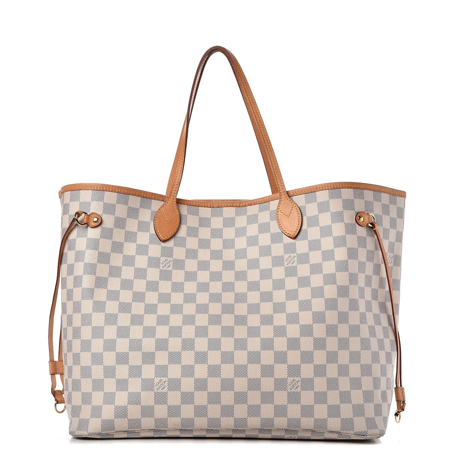 Louis Vuitton Damier Azur Neo Neverfull GM Rose Ballerine 1 of 9