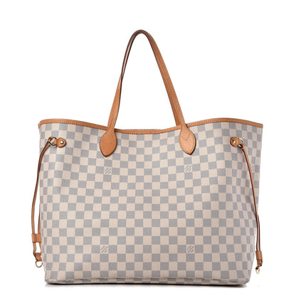 Louis Vuitton Damier Azur Neo Neverfull GM Rose Ballerine 1 of 9