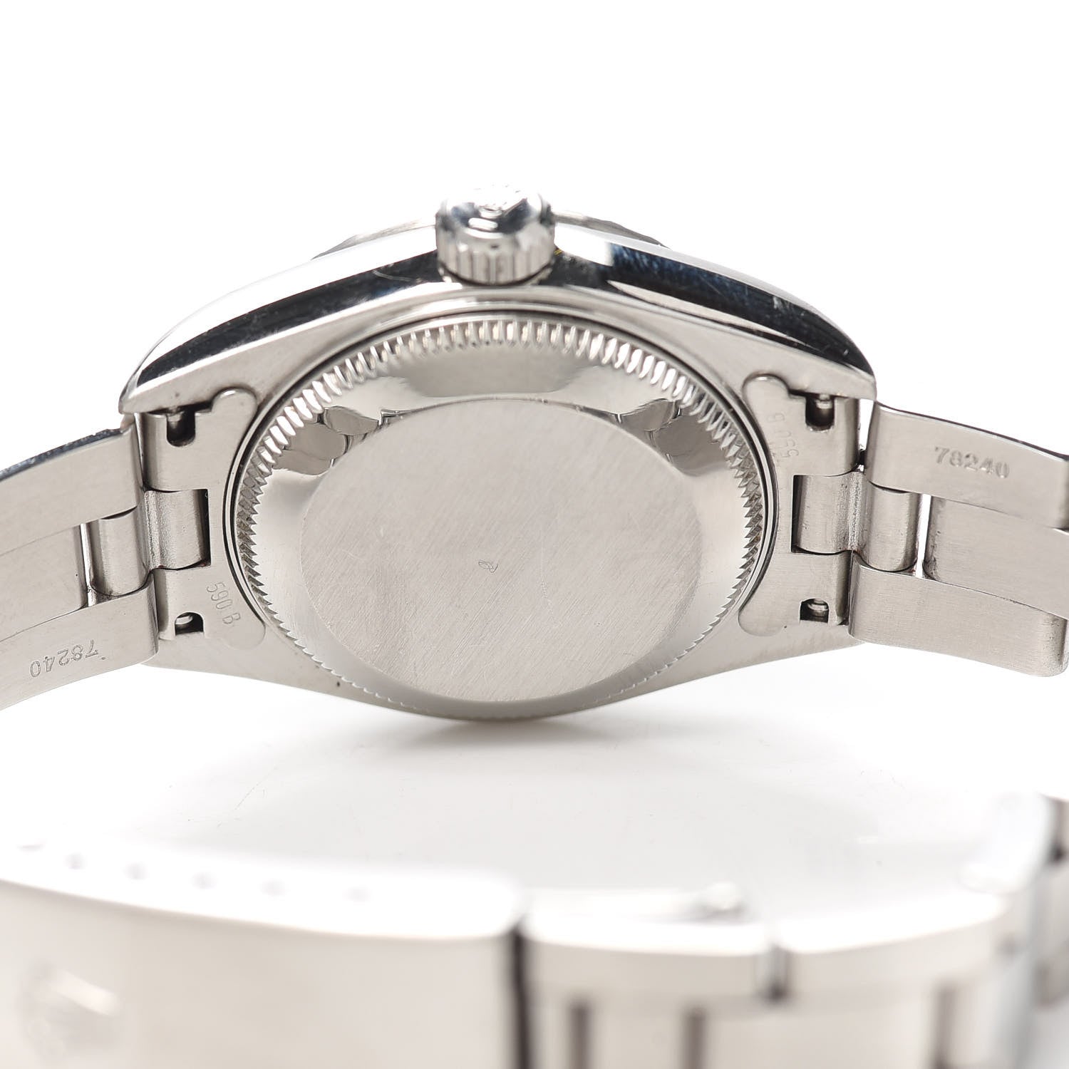 Rolex Stainless Steel 26mm Oyster Perpetual Date Watch White Roman 79190 4 of 6