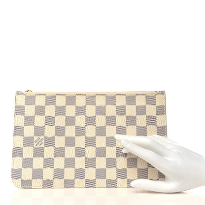 Louis Vuitton Damier Azur Neverfull MM GM Pochette 2 of 6