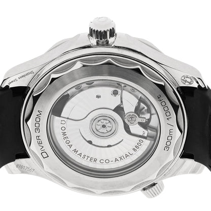 Omega Stainless Steel Rubber 42mm Seamaster Diver 300M Co-Axial Master Chronometer Automatic Watch Black 210.32.42.20.01.001 4 of 5