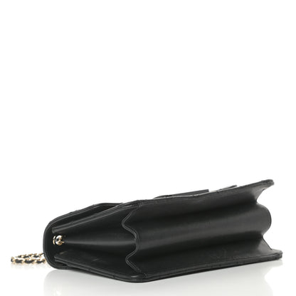Chanel Sheepskin Quilted Beauty Lock Flap Black 4 of 13