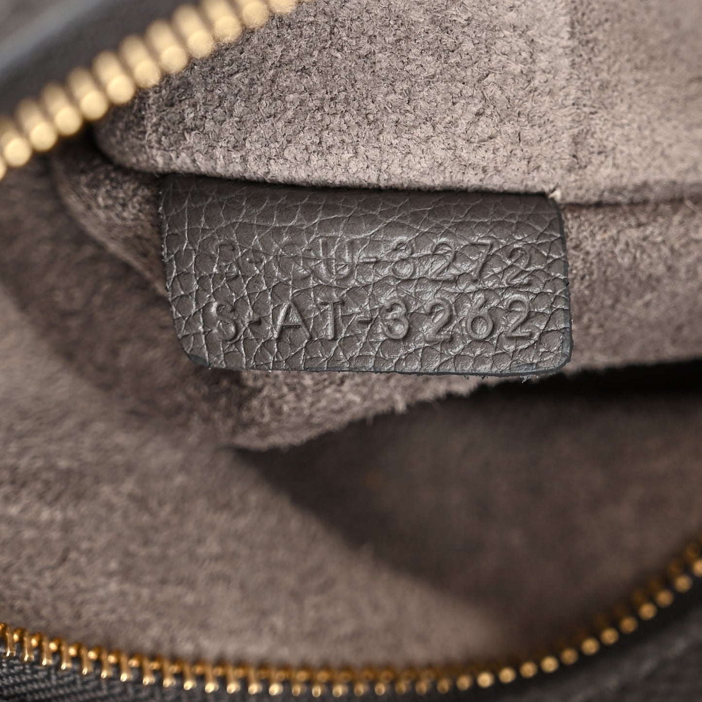 Soft Grained Calfskin Small Belt Cabas Phantom Medium Grey