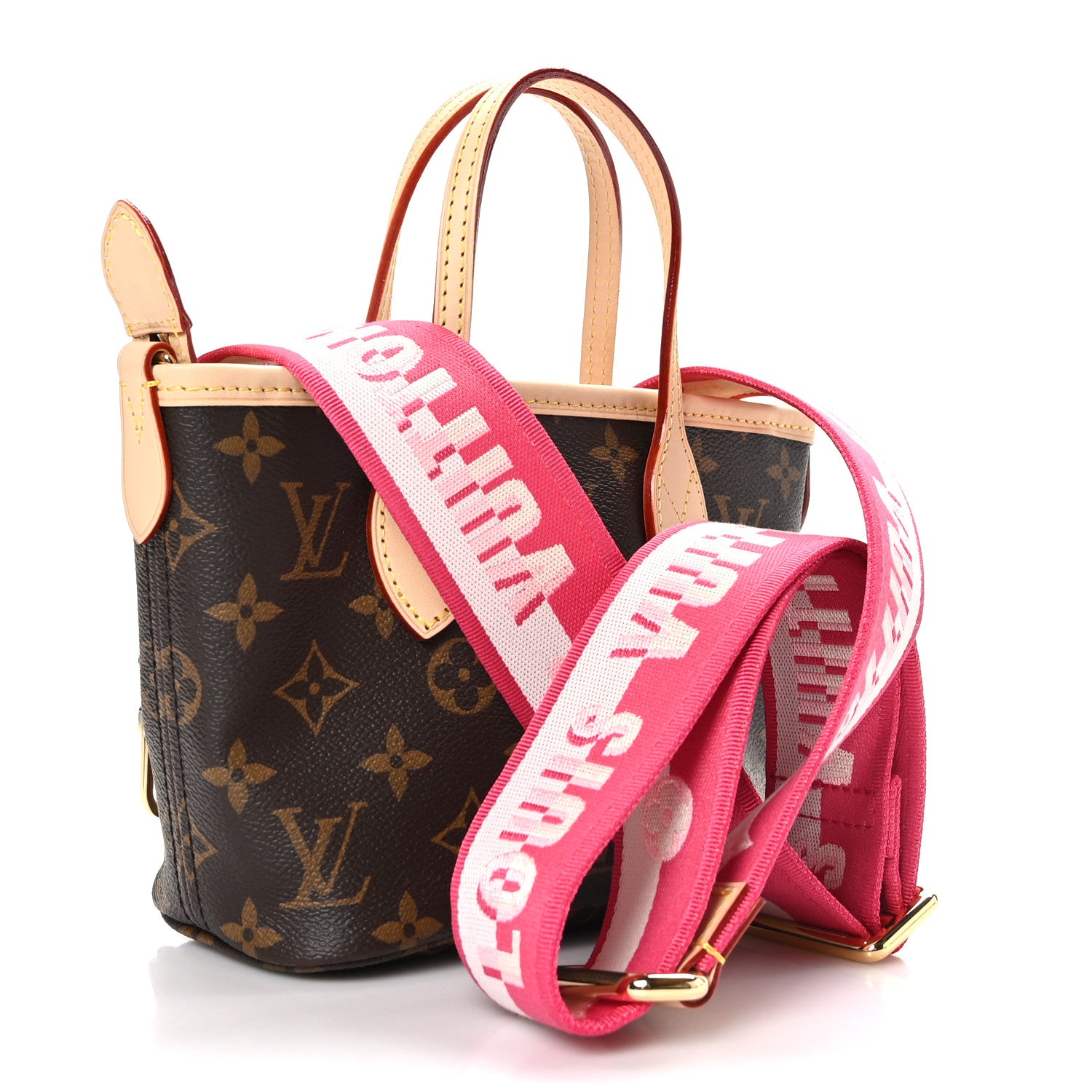 Louis Vuitton Monogram Neverfull BB Pink Peony 4 of 9