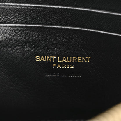 Saint Laurent Grain De Poudre Matelasse Monogram Mini Lou Camera Bag Black 11 of 19