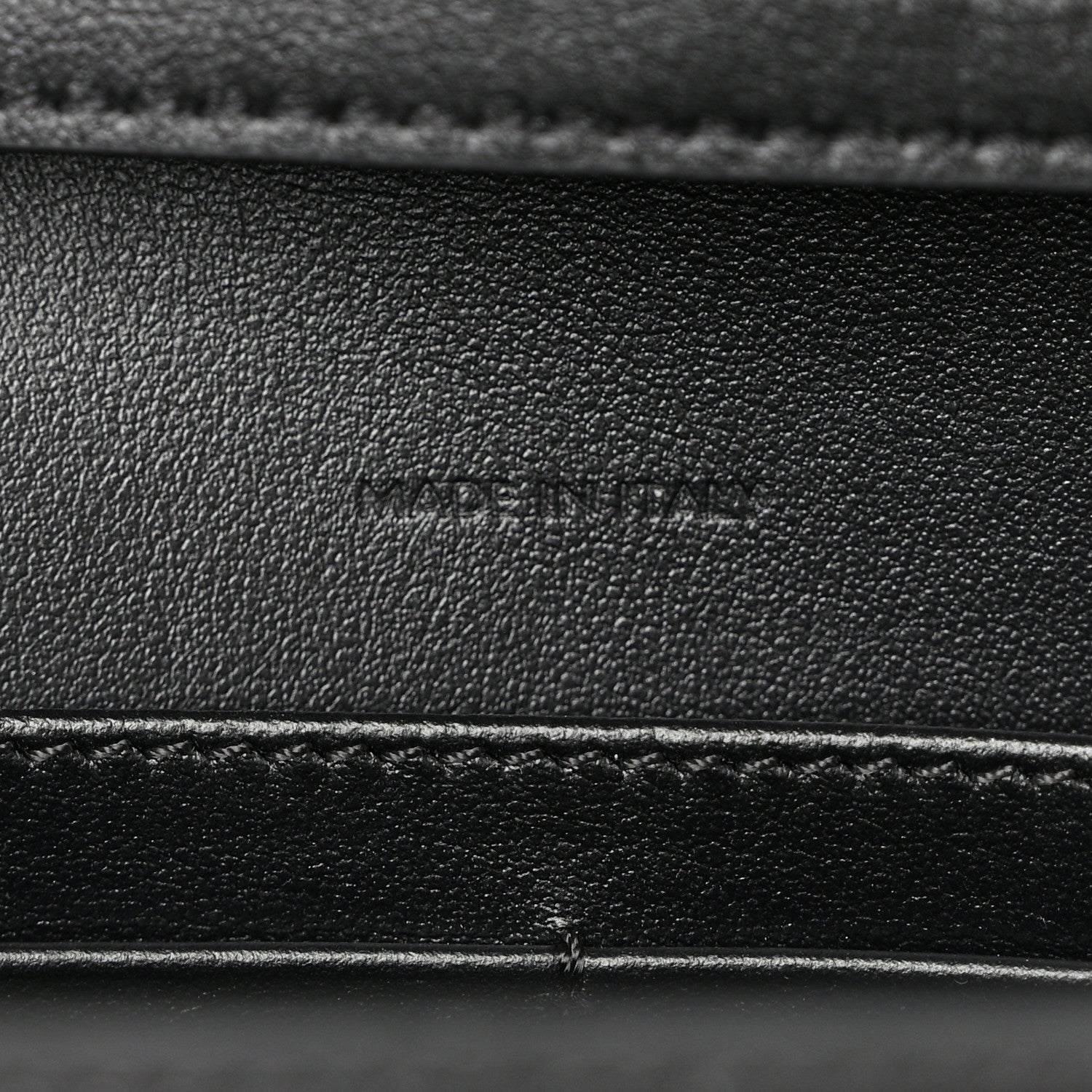 Celine Shiny Calfskin Triomphe Margo Wallet on Chain Black 6 of 10