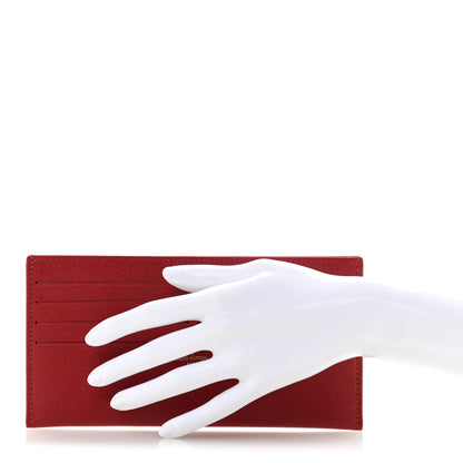 Louis Vuitton Calfskin Felicie Card Holder Insert Cherry 2 of 6