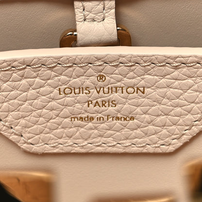 Louis Vuitton Taurillon Capucines BB Snow 7 of 11