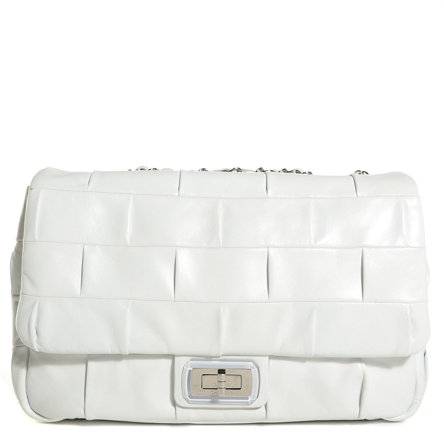 Lambskin Igloo Single Flap White