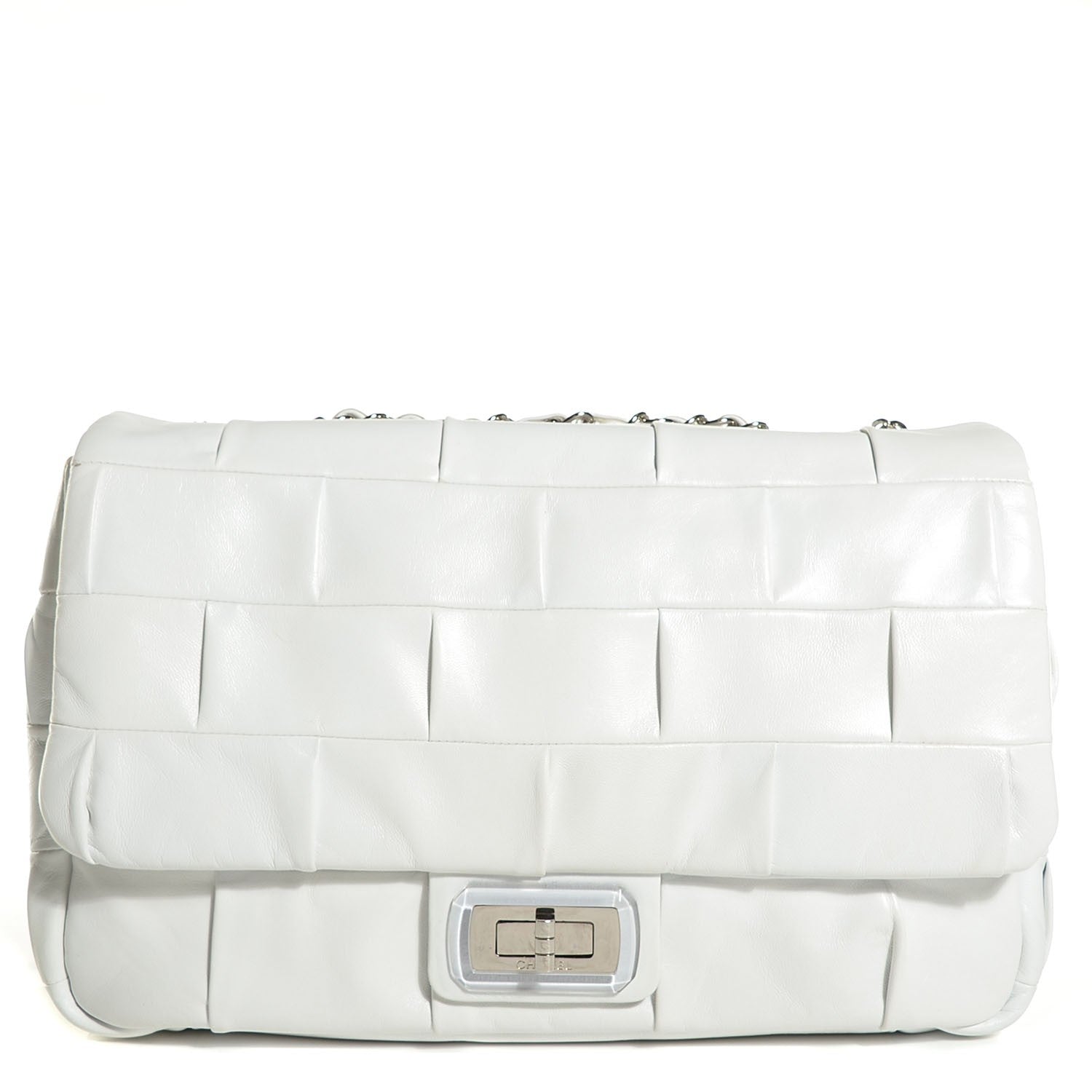 Chanel Lambskin Igloo Single Flap White 1 of 9