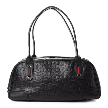 Gucci Calfskin Horsebit Embossed Princy Boston Black 1 of 10