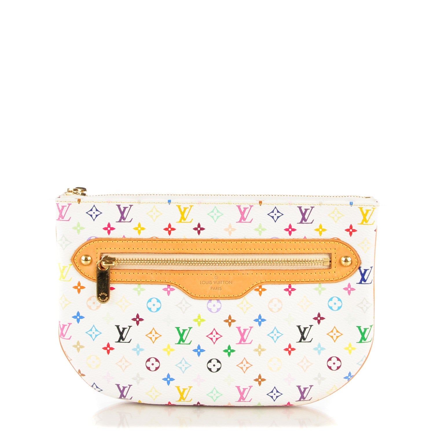 Louis Vuitton Monogram Multicolor Pochette Plate GM White 1 of 7