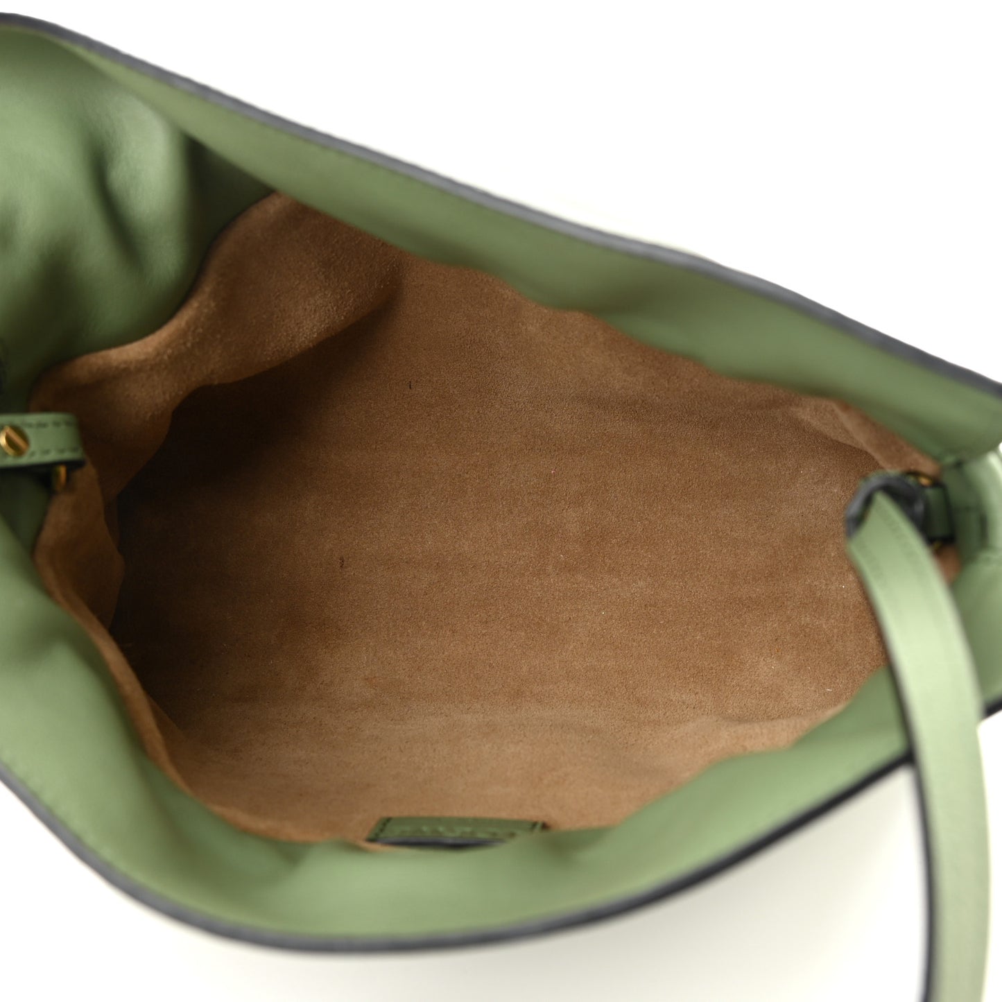 Calfskin Mini Flamenco Knot Clutch Rosemary
