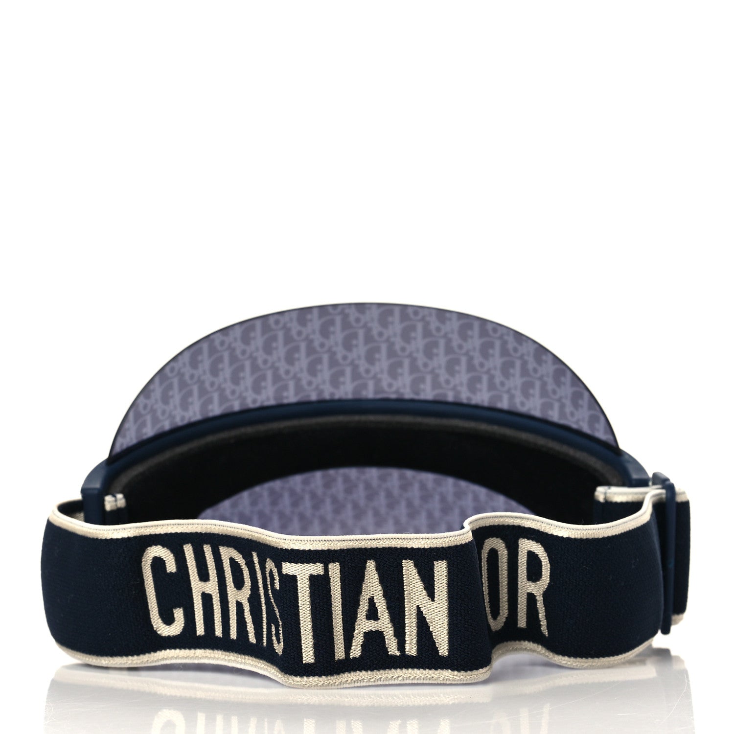 Christian Dior Oblique DiorClub V1U Sun Visor Blue 4 of 6