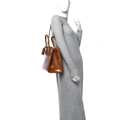 Louis Vuitton Calfskin Catogram City Steamer MM Chataigne 3 of 14