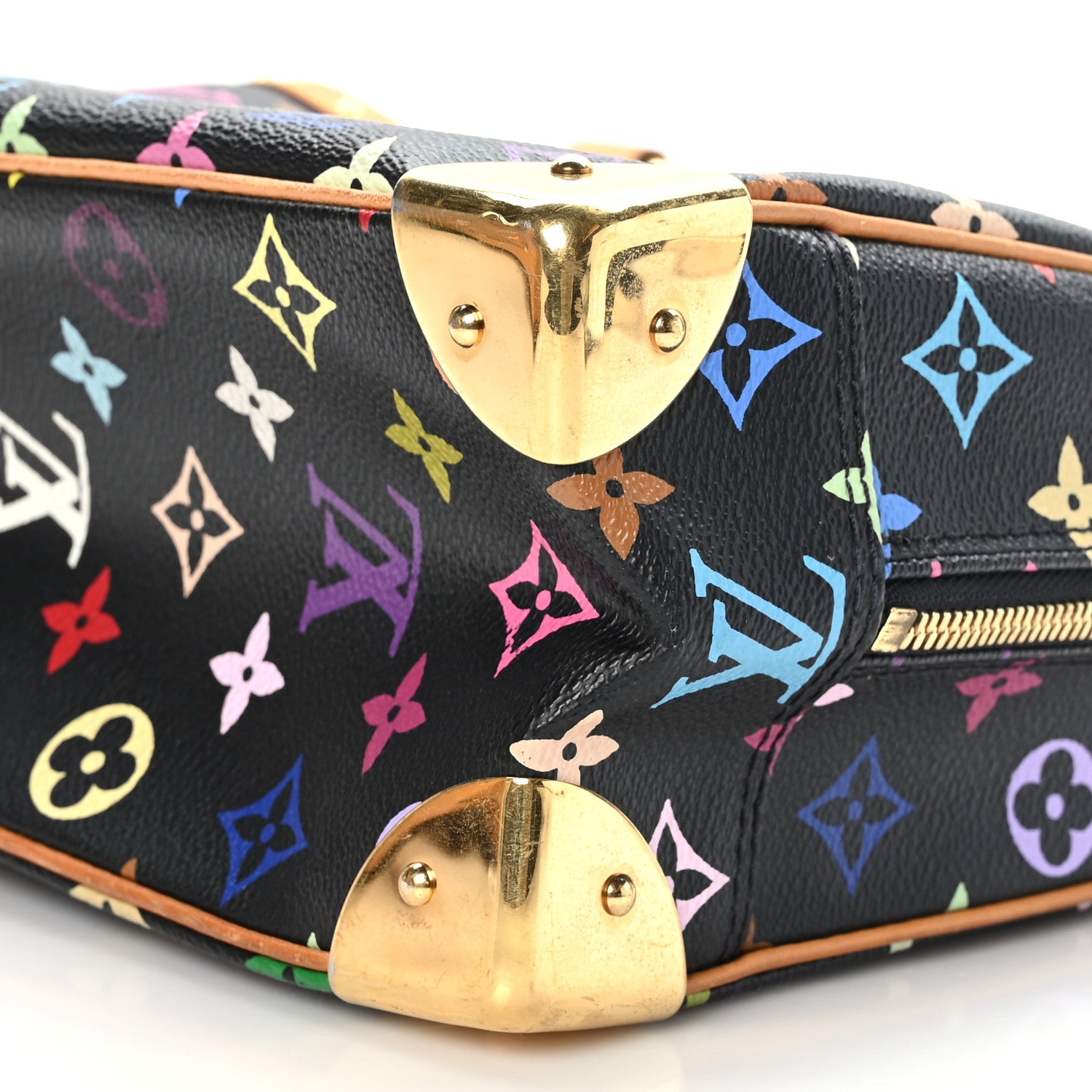 Louis Vuitton Monogram Multicolor Trouville Black 8 of 8